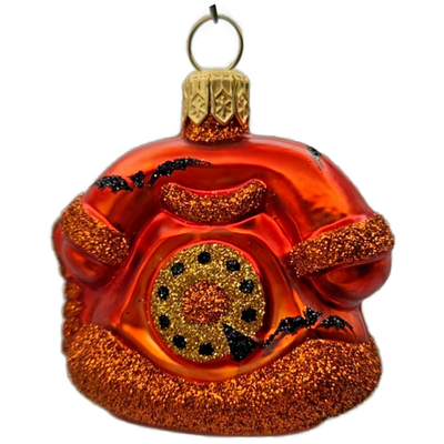 Patricia Breen Halloween Miniature Fine Phone Orange Bat Christmas Ornament 23310