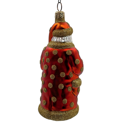 Patricia Breen Trustee Garden Santa Extra Dots Spring Christmas Ornament 9600SAV8