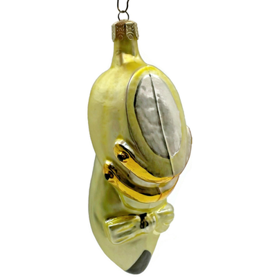 Christopher Radko Dapper Shoe Yellow Holiday Glass Christmas Ornament 91 003 04