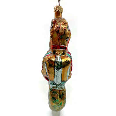 Christopher Radko Neptunes Charge Seahorse Glass Christmas Ornament 95 113 03