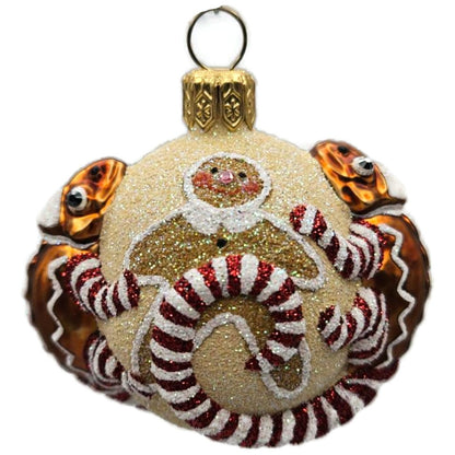 Patricia Breen For James Twice Gingerbread Chameleon Christmas Ornament 2581