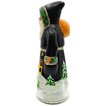 Ino Schaller Russian Fable Orange Black Paper Mache Candy Container Limited CATZ