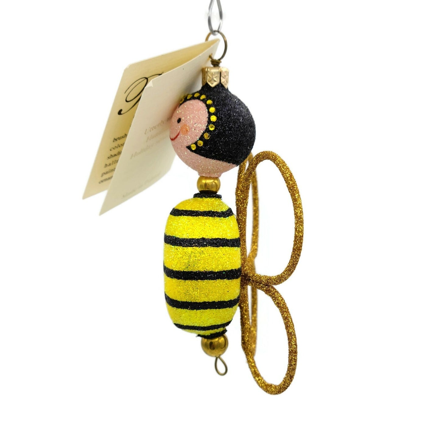 Patricia Breen Connies Bee Kinley Kinetics Spring Easter Gold Holiday Ornament