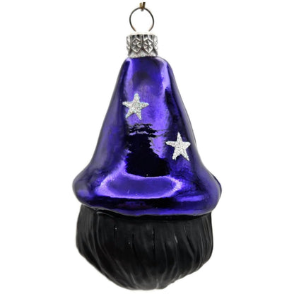 Patricia Breen Witch Hazel Lavender Face Purple Stars Halloween Ornament CATZ