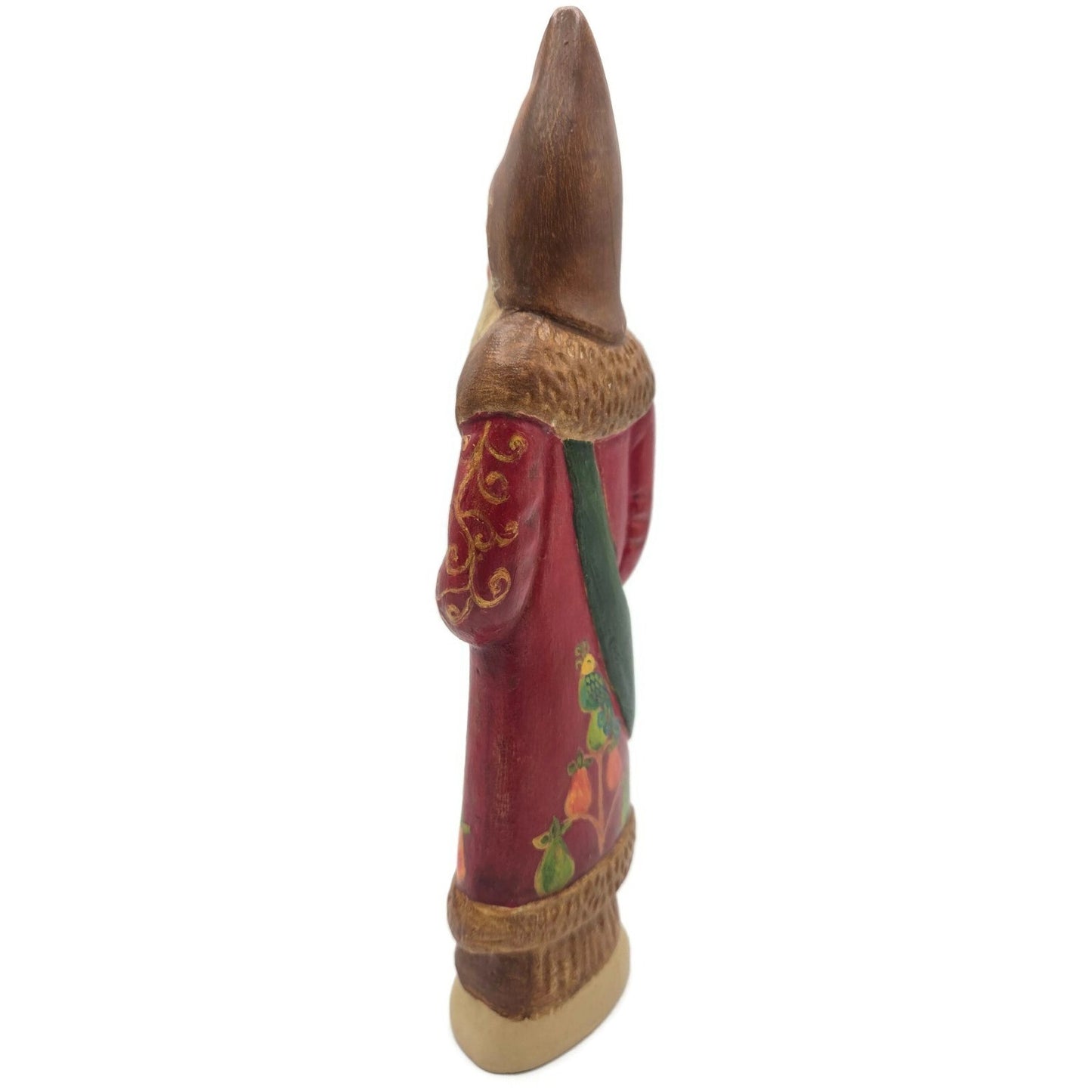 Bittersweet House Chalkware Belsnickel Partridge in Pear Tree Folk Art Figurine