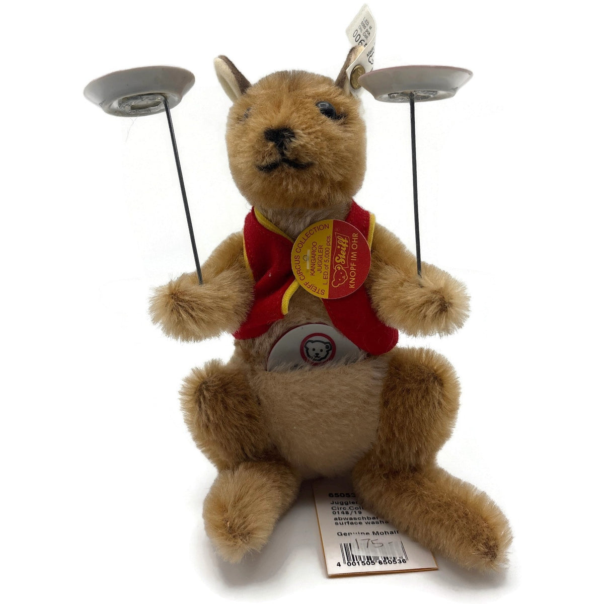 Steiff Golden Age Of The Circus Kangaroo Juggler Limited Edition Stuffed Toy