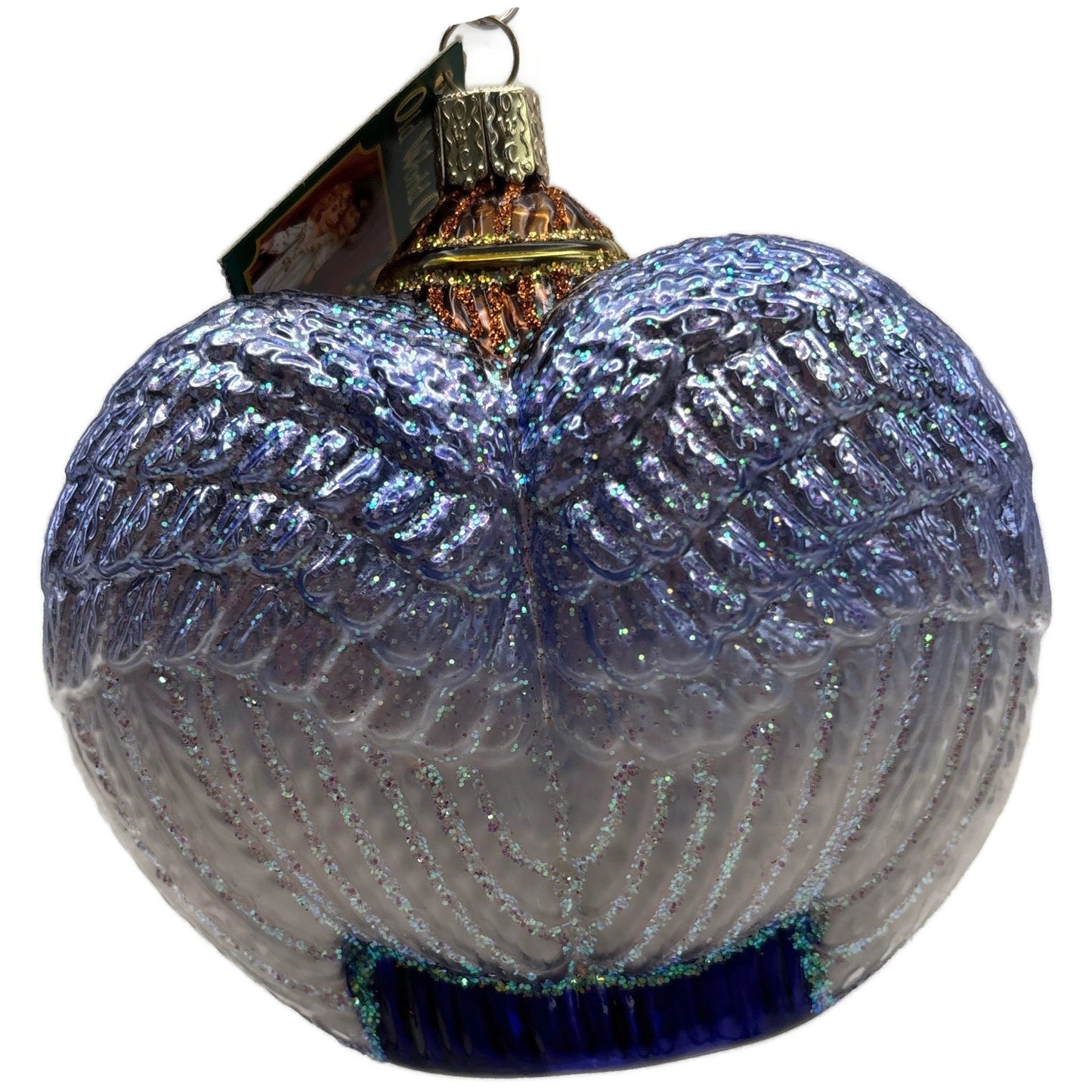 Bethlehem Angel Nativity Merck Family Old World Christmas Blue Holiday Ornament