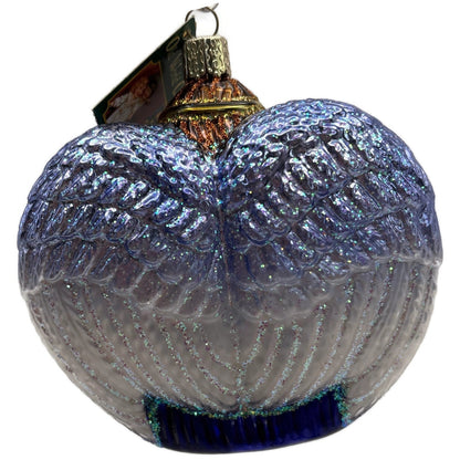Bethlehem Angel Nativity Merck Family Old World Christmas Blue Holiday Ornament