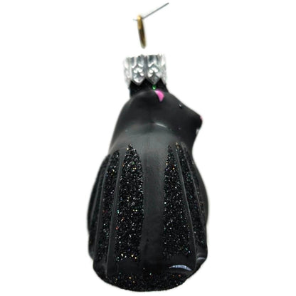 Patricia Breen Henry The Bat Black Glass Halloween Christmas Tree Ornament 2323