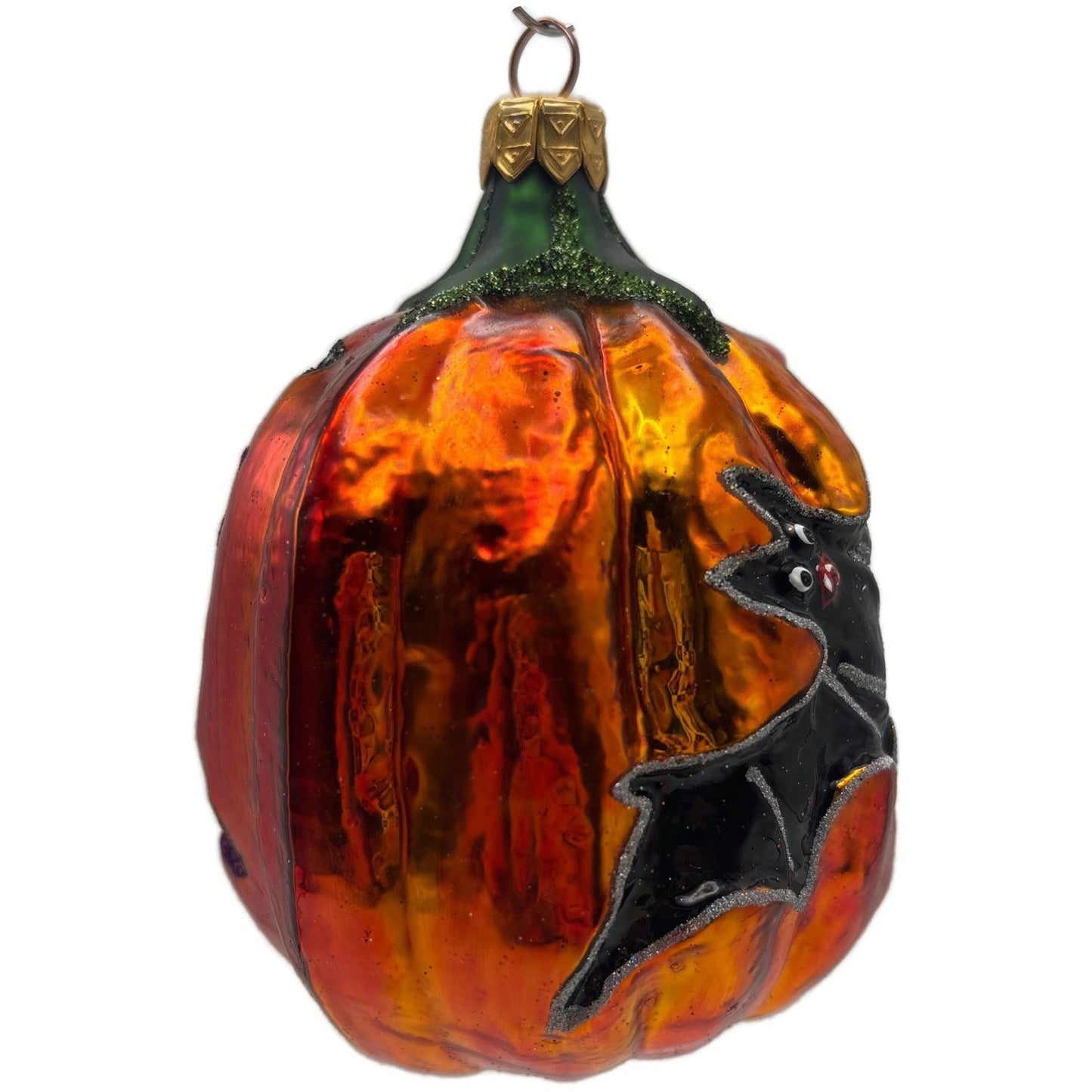 Slavic Treasures Baneful Bill Monster Pumpkin Bat Halloween Ornament 01-448-A