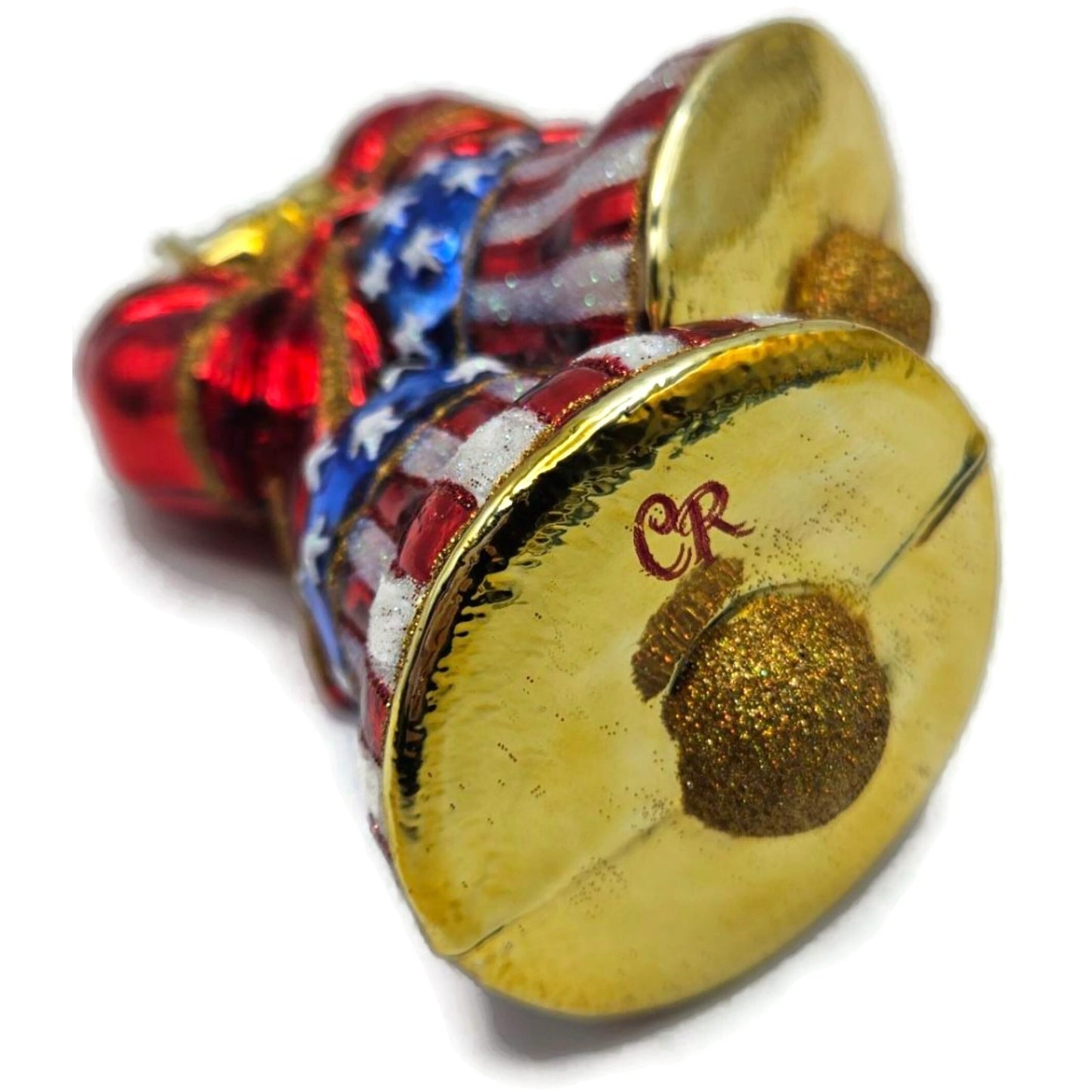 Christopher Radko Let Freedom Ring Patriotic Bells Christmas Ornament 1016083