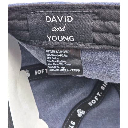 Blessed Baseball Cap Navy Blue Adjustable Hat New Rae Dunn David and Young