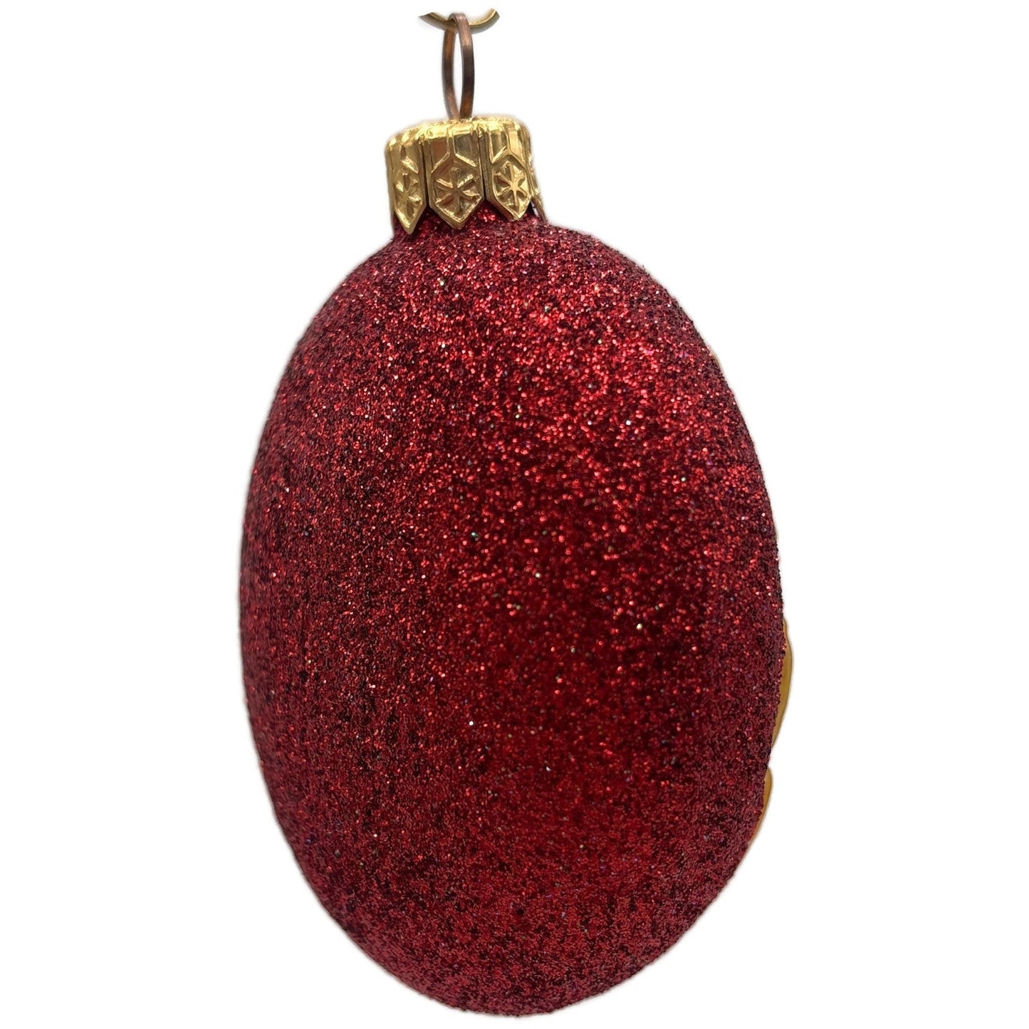 Patricia Breen Cleopatra's Scarab Red Gold Beetle Insect Christmas Tree Ornament