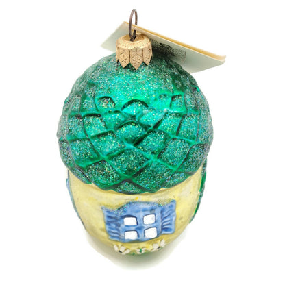 Patricia Breen Summer Acorn House No Garland Flowers Christmas Tree Ornament