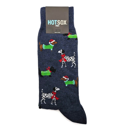 Hot Sox Christmas Socks Dalmatian Scotty Dachshund Dog Pet Stocking Stuffers