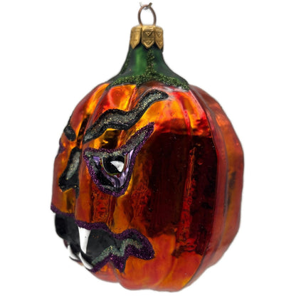 Slavic Treasures Baneful Bill Monster Pumpkin Bat Halloween Ornament 01-448-A