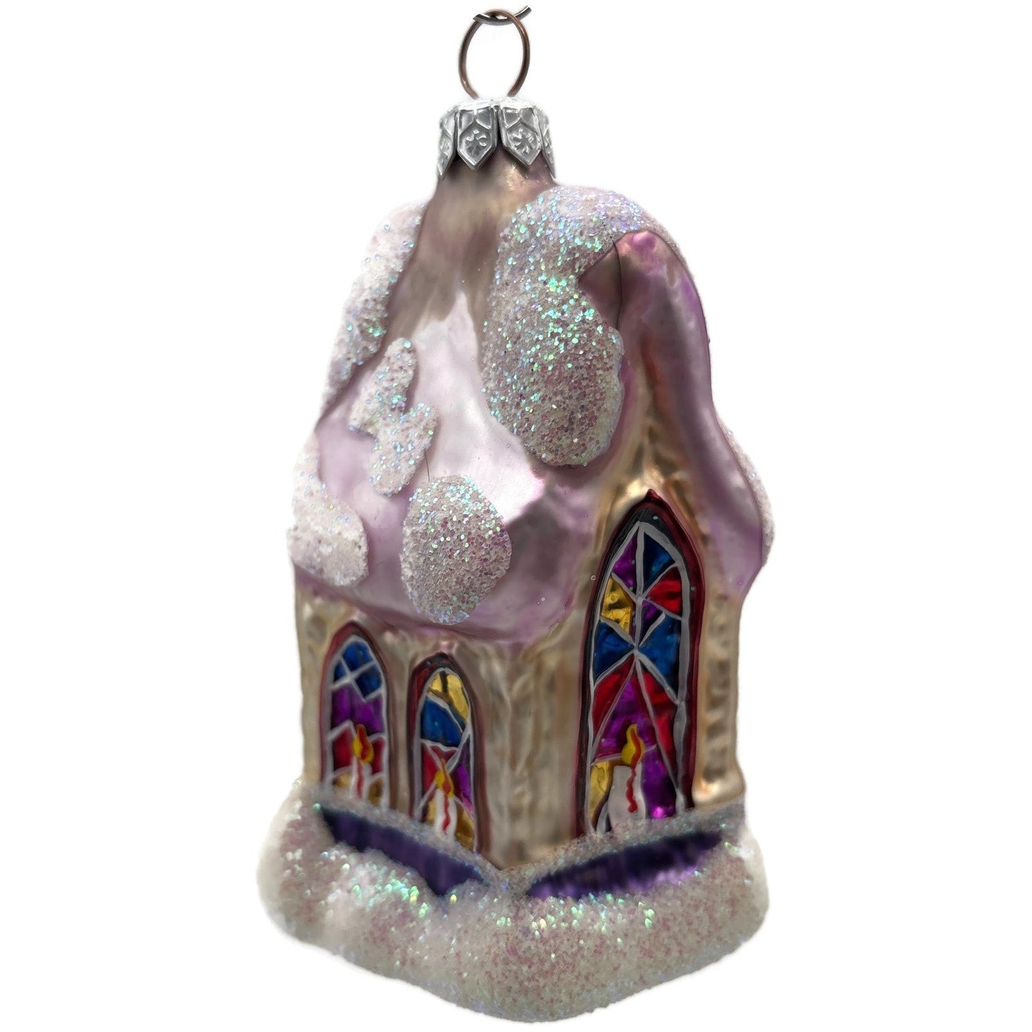 Christopher Radko Midnight Mass Chapel Church Christmas Tree Ornament 94-913-3