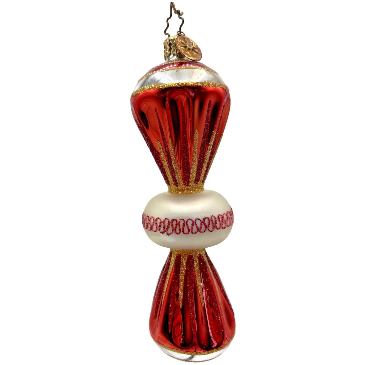 Christopher Radko Fantasia Party Pop Orange Christmas Tree Ornament 1010454