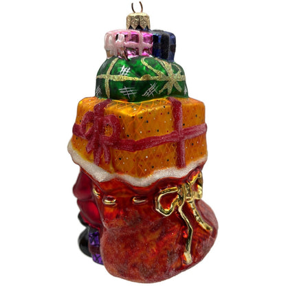 Christopher Radko Piled Mile High Santa Christmas Tree Ornament 97-234-0