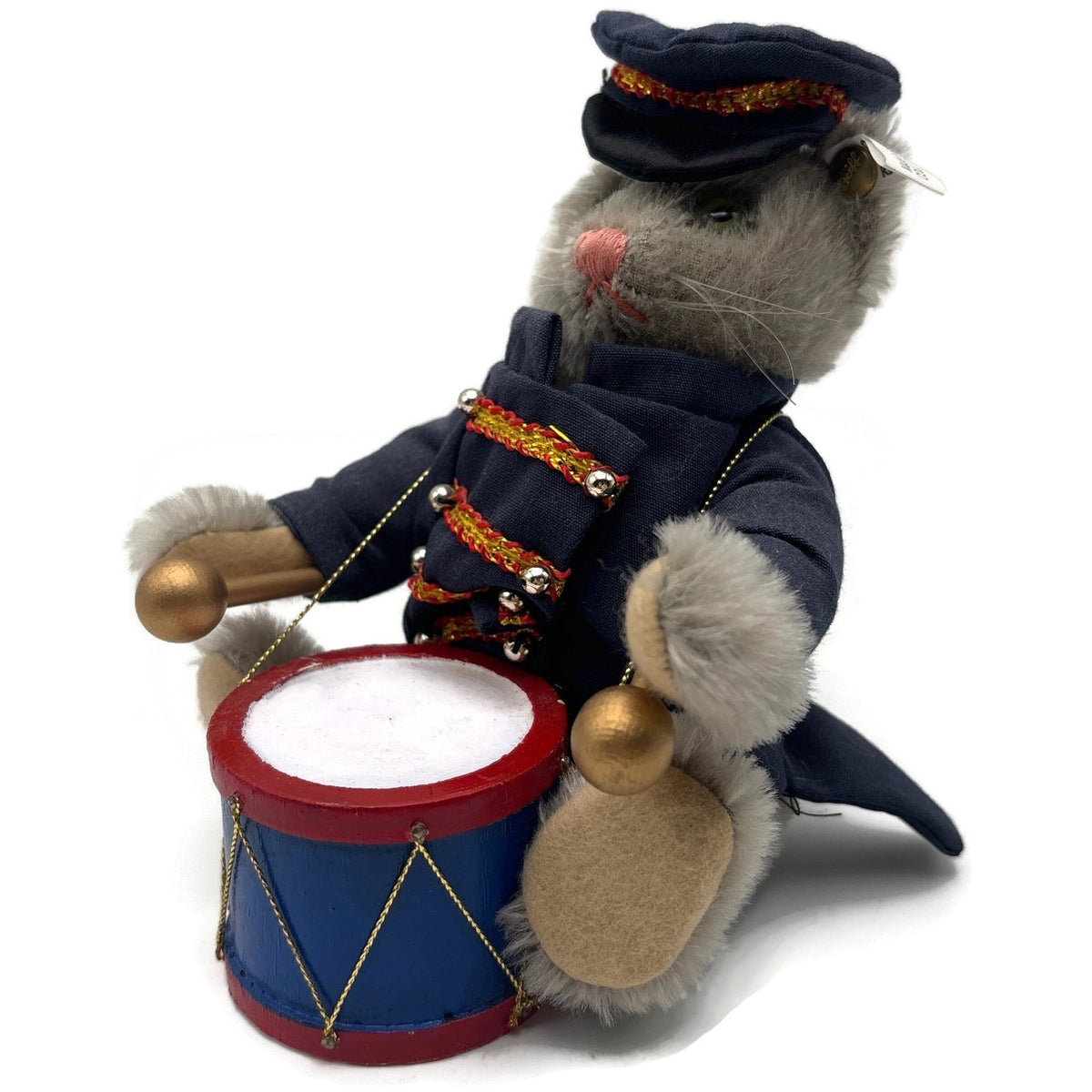 Steiff Golden Age Of The Circus Cat Bandsman Drummer 0122/19 Plush Stuffed Toy