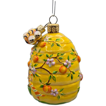 Patricia Breen A Beeskep for Lucy Flowers Fruit Yellow Spring Christmas Ornament