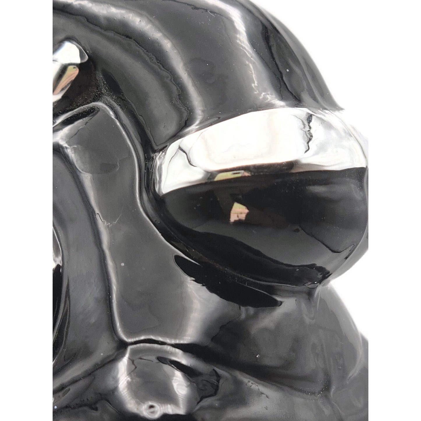 Patricia Breen Fine Phone Black Silver Signed Christmas Holiday Tree Ornament