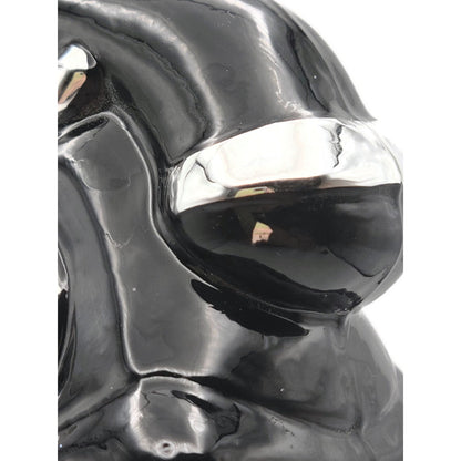 Patricia Breen Fine Phone Black Silver Signed Christmas Holiday Tree Ornament