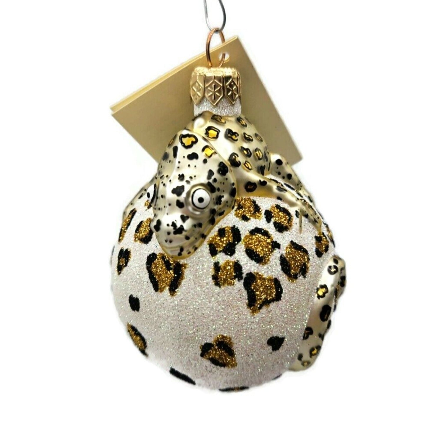 Patricia Breen Chameleon Leopard Animal Prints Christmas Holiday Tree Ornament