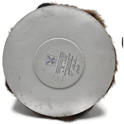 Ino Schaller Santa Claus Red Coat Paper Mache Candy Container Limited Edition