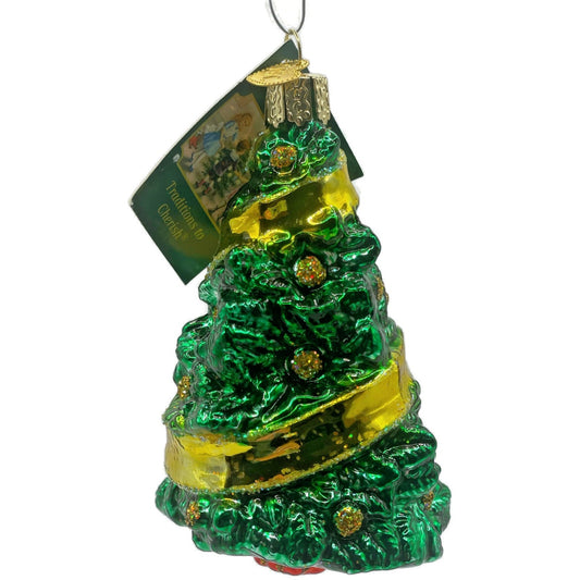 Support Our Troops Yellow Ribbon Military Old World Christmas Tree Ornament OWC