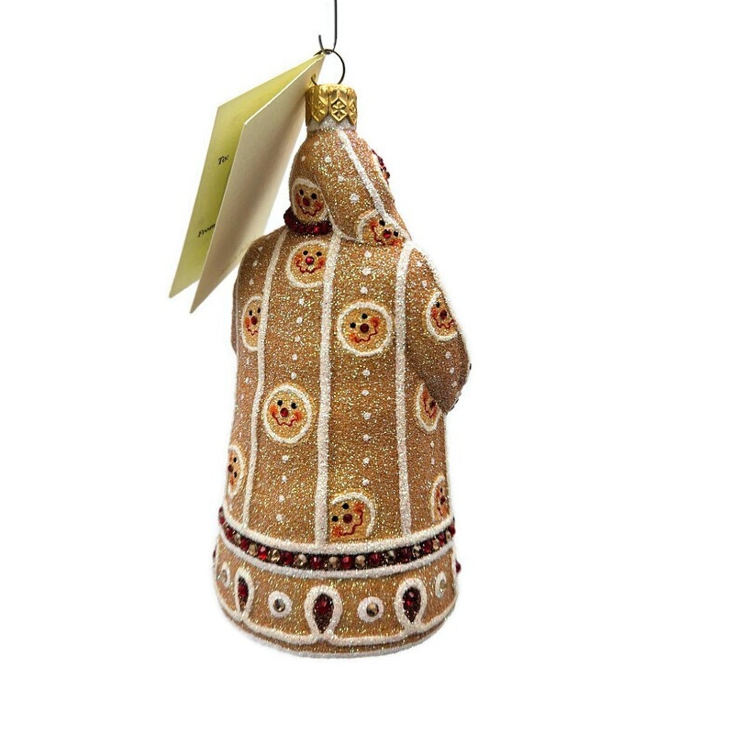 Patricia Breen Sublime Santa Gingerbread Face Christmas Holiday Tree Ornament