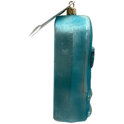 Christopher Radko The Fridge Collection Blue Christmas Tree Ornament 00-128-0