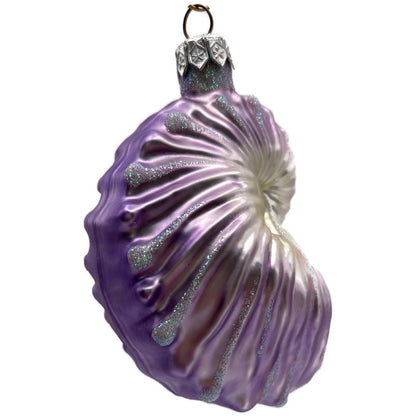 Patricia Breen A Walk On The Beach Lavender Shell Summer Christmas Tree Ornament