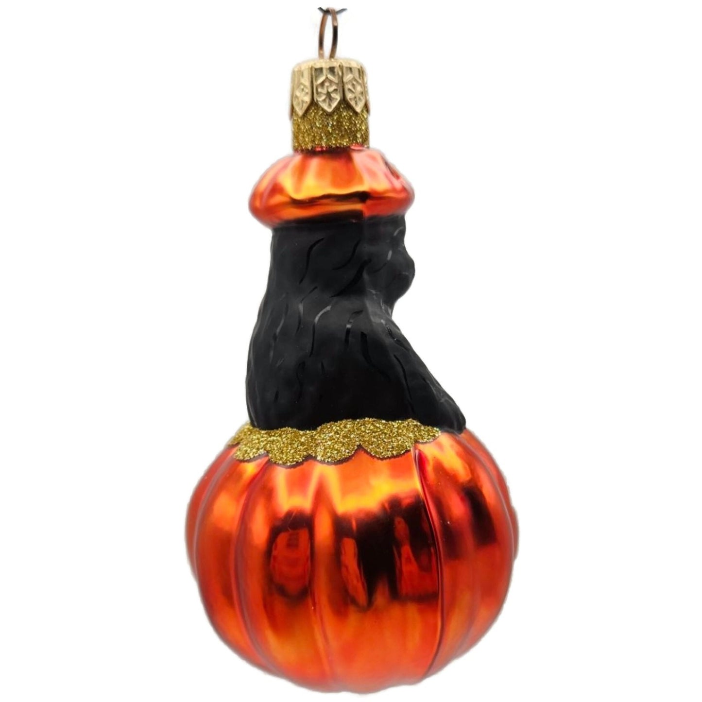 Patricia Breen Halloween Cat-O-Lantern Orange Pumpkin Gold Christmas Ornament