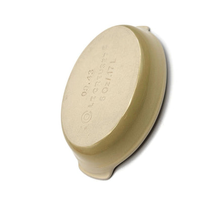 Le Creuset Stoneware Yellow Tan Oval Heritage Petite Au Gratin Baking Dish 6 oz
