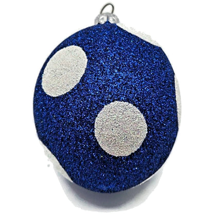 Patricia Breen Eggs Blue Polka Dot White Easter Christmas Spring Ornament 9873