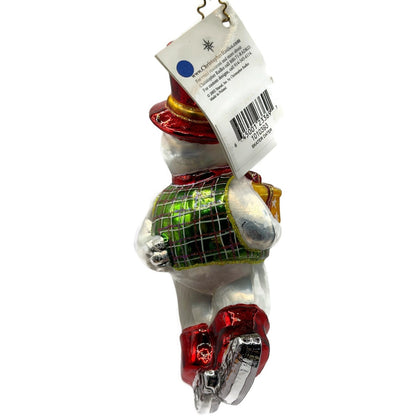 Christopher Radko Skater Dater Snowman Ice Skating Christmas Ornament 10-103-93