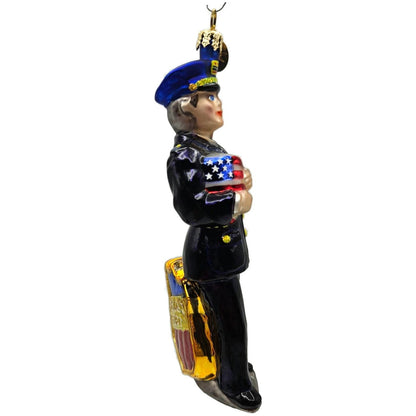 Christopher Radko America's Finest New York Police Patriotic Ornament 01-0947-0