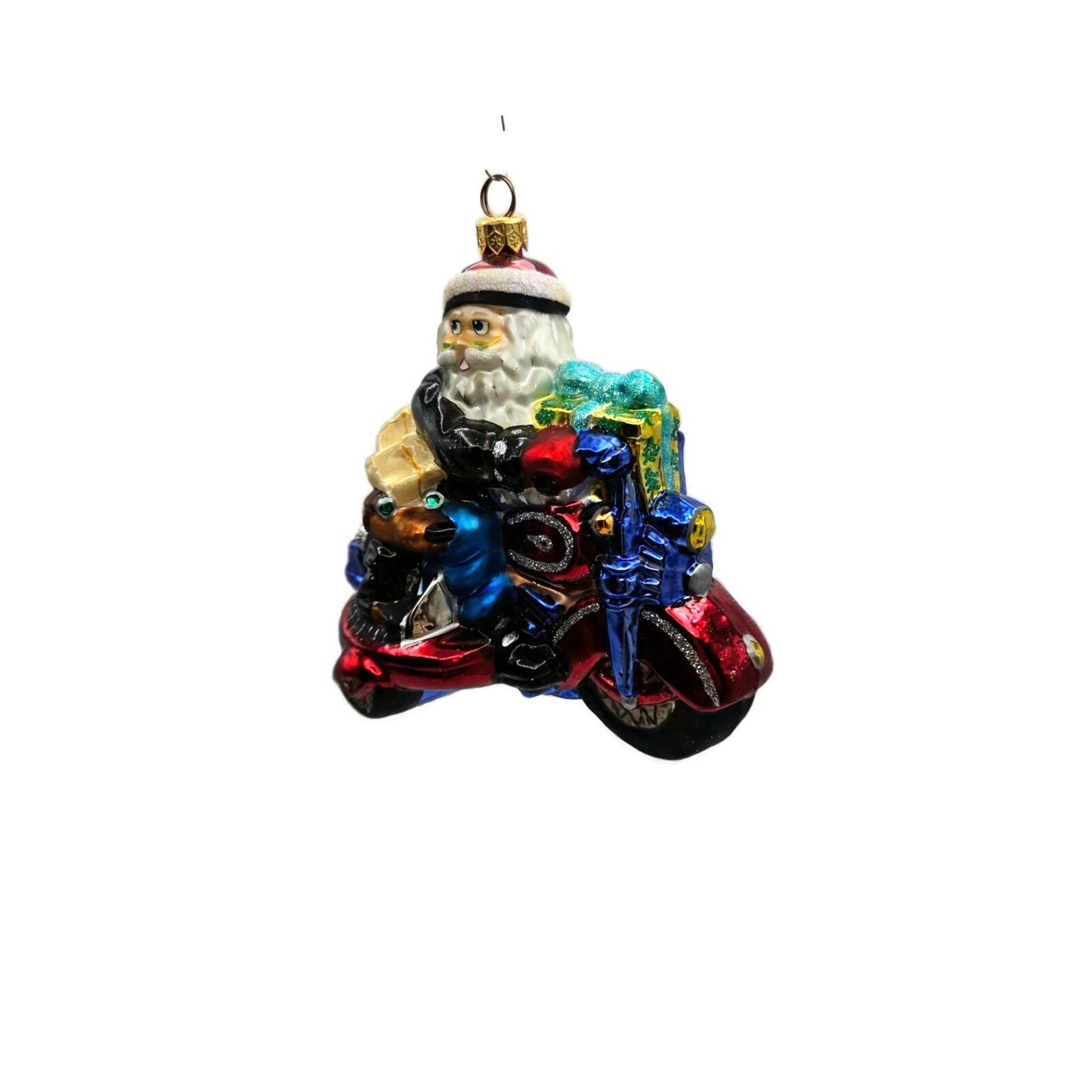 Christopher Radko Harley Davidson Santa Side Car Christmas Ornament 99-HAR-03