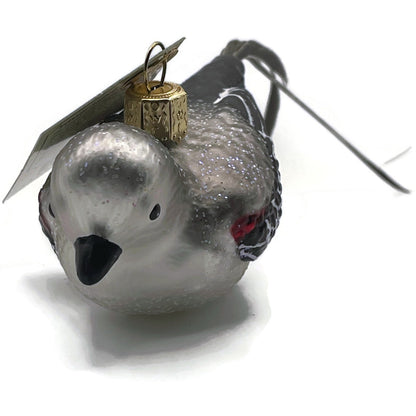 OWC Bird Scissor Tailed Flycatcher Feather Old World Christmas Tree Ornament