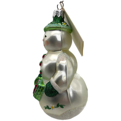 Patricia Breen Strawberry Snowman Fruit Summer Christmas Tree Ornament NM