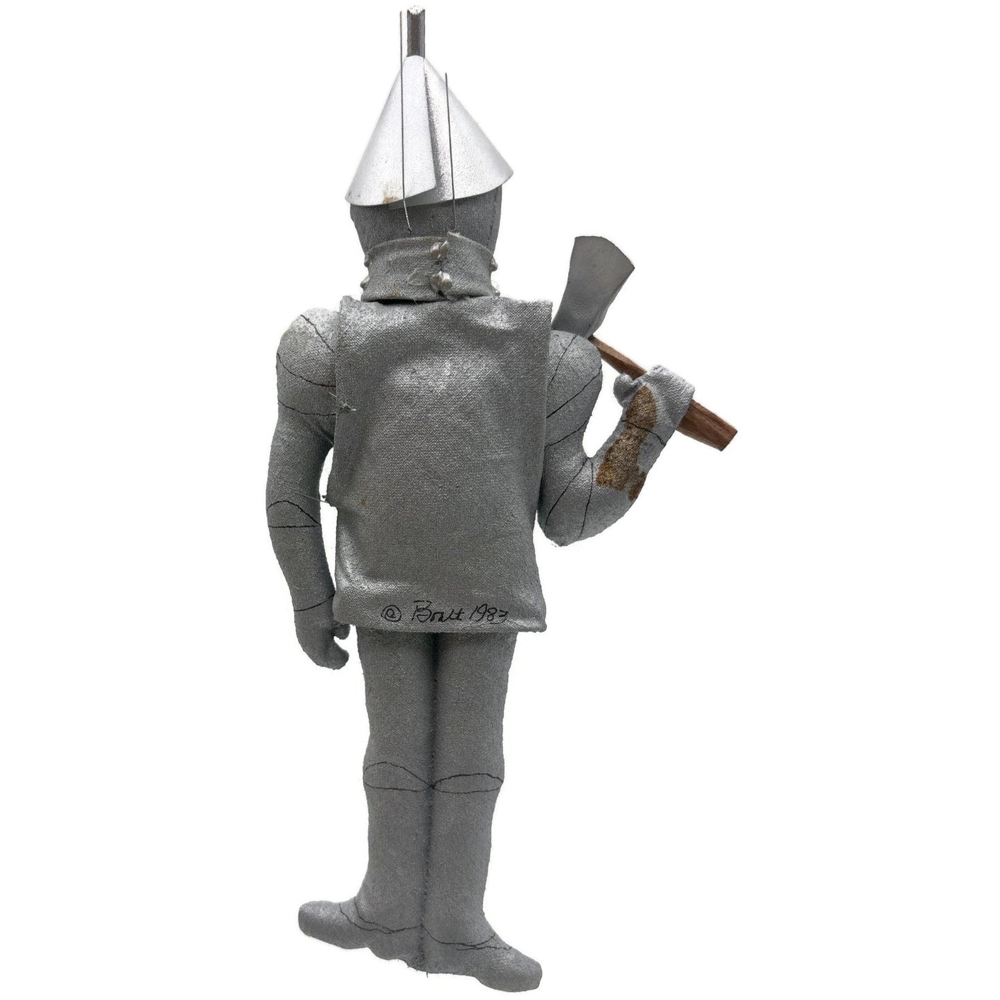 Gladys Boalt Tin Man Wizard Of Oz Handmade Fabric Christmas Tree Ornament Signed