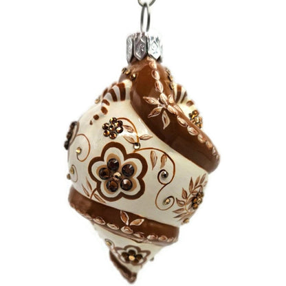 Patricia Breen Topping Chameleon Zalipie Bark Spring Christmas Tree Ornament