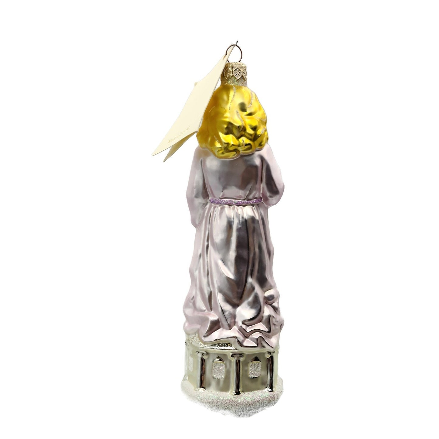 Patricia Breen Saint Barbara Lavender OOAK Complimentary Christmas Tree Ornament
