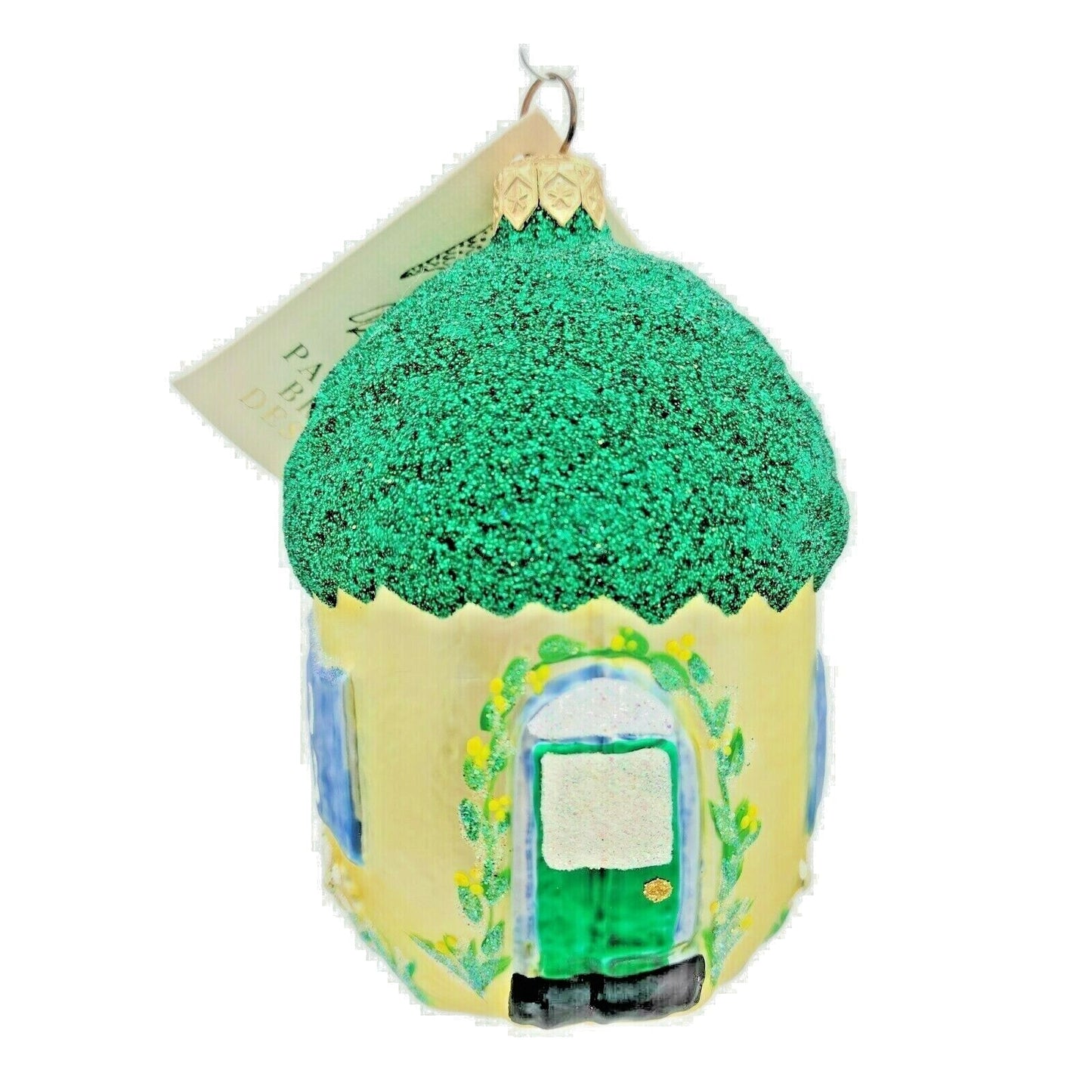 Patricia Breen Summer Acorn House Garland Glittered Spring Christmas Ornament