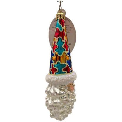 Christopher Radko Courageous Cringle Santa Christmas Tree Ornament 1014999