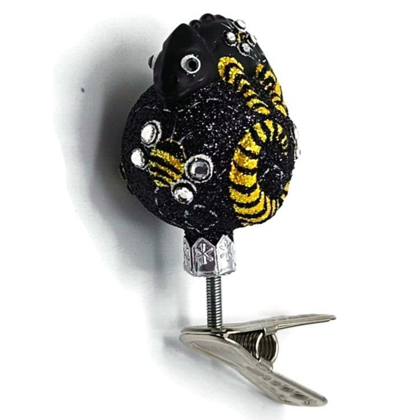 Patricia Breen Ultra Miniature Chameleon Crystal Wings Bees Clip Ornament 2550