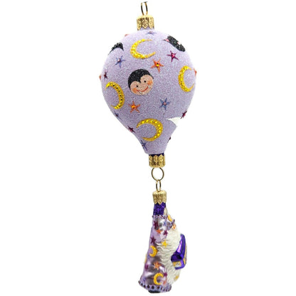 Patricia Breen Santa For Karen Halloween Icons Balloon Moon Stars Ornament Gumps