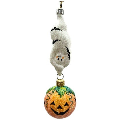 Patricia Breen Topsy Turvy Ghost Bat Jack-O-Lantern Halloween Christmas Ornament