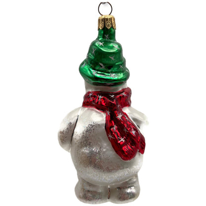 Christopher Radko Frosty Weather Snowman Christmas Tree Ornament 96-SP-14